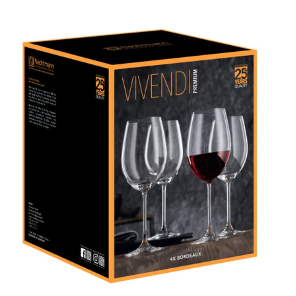 Vivendi Premium Bordeaux Set of 4 image number null